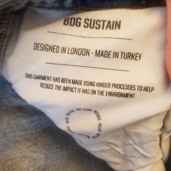 BDG Urban Outfitters Authentic Straight Leg Jeans size 36/32 - Picture 2 of 7